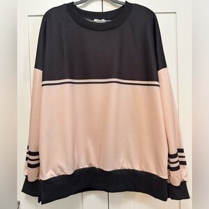 Black and Tan Pullover Sweatshirt Sz XL NEW!